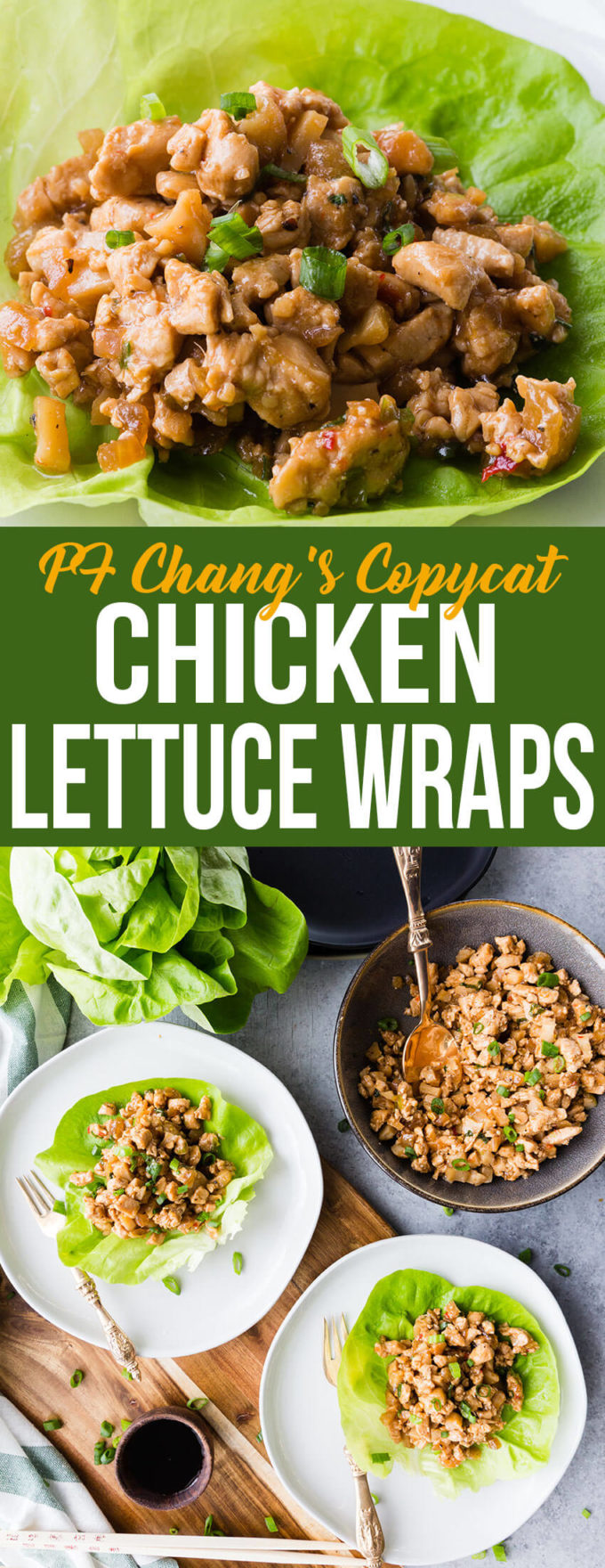 PF Chang's Copy Cat Chicken Lettuce Wraps