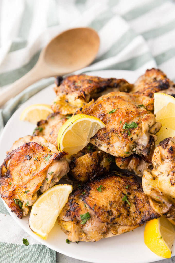 Sheet Pan Greek Chicken: This delicious chicken and potato dinner is so easy and quick to make and loaded with flavor!