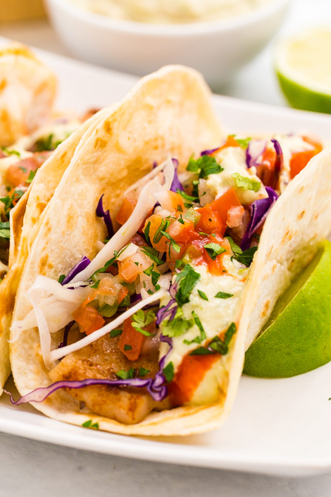 Baja Fish Tacos - Easy Peasy Meals