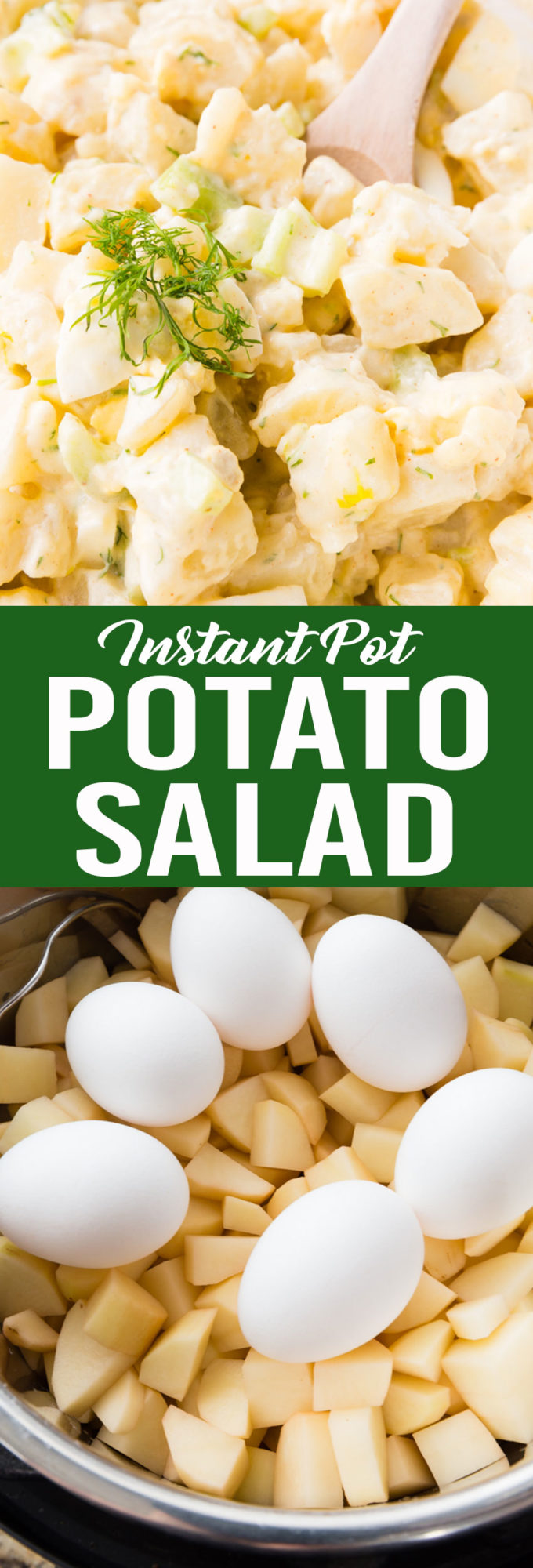 Tender but firm potatoes, perfectly cooked eggs, and a delicious potato salad! 