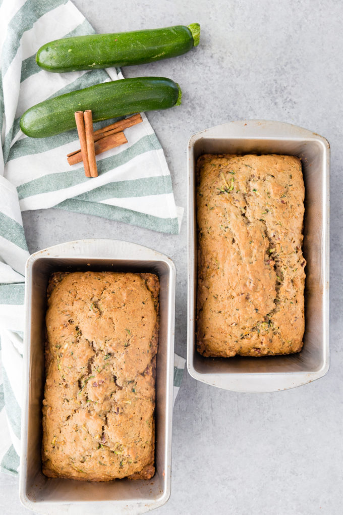 Bake the zucchini bread, it is easy to do and should be cooled in the loaf pan for 10 minutes