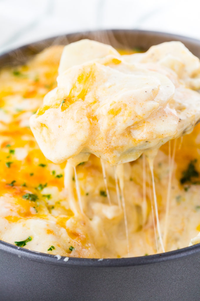 The best cheesy Instant Pot Au Gratin Potatoes Scalloped potatoes