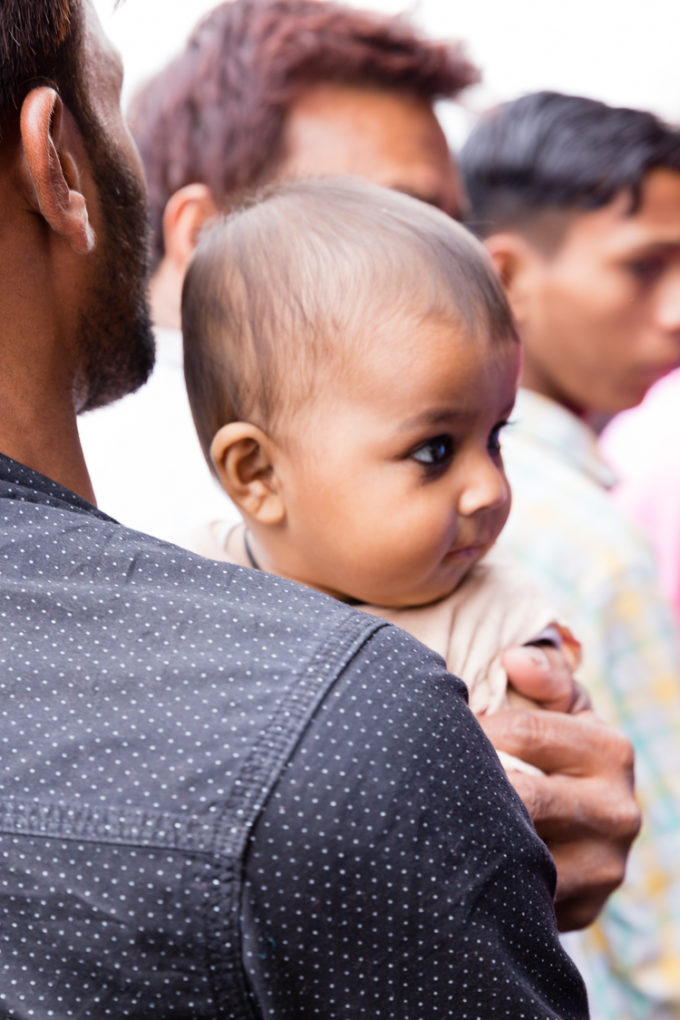 Families on an outing in India