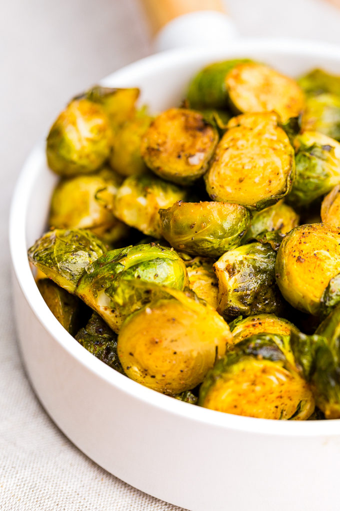 Roasted Brussel Sprouts are crispy and tasty and absolutely delicious. 