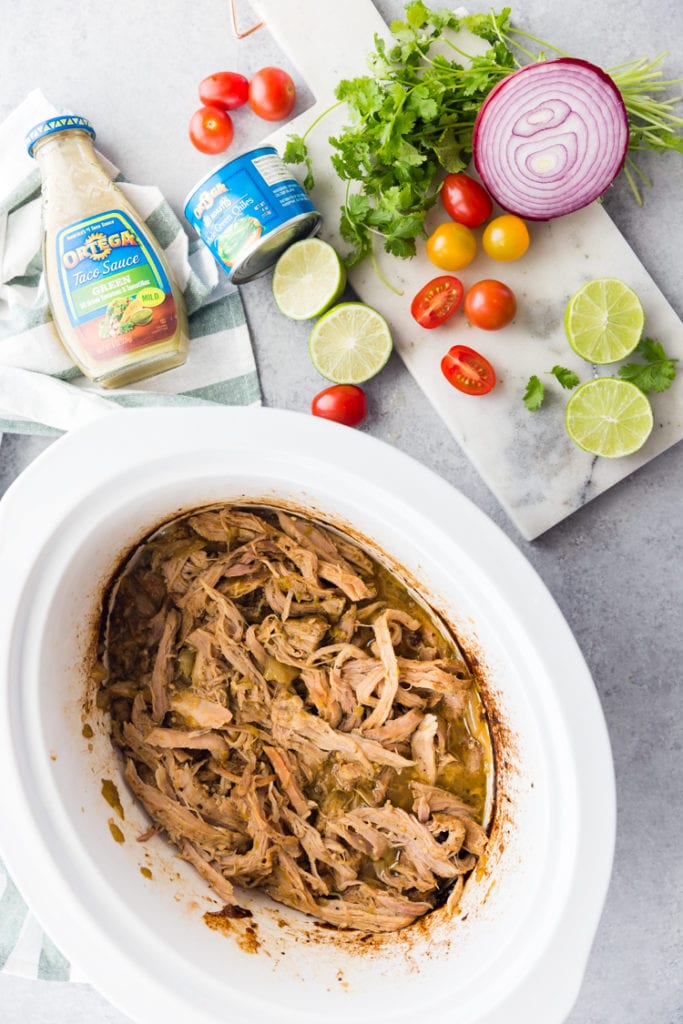 Slow Cooker Pork Carnitas Tacos Easy Peasy Meals
