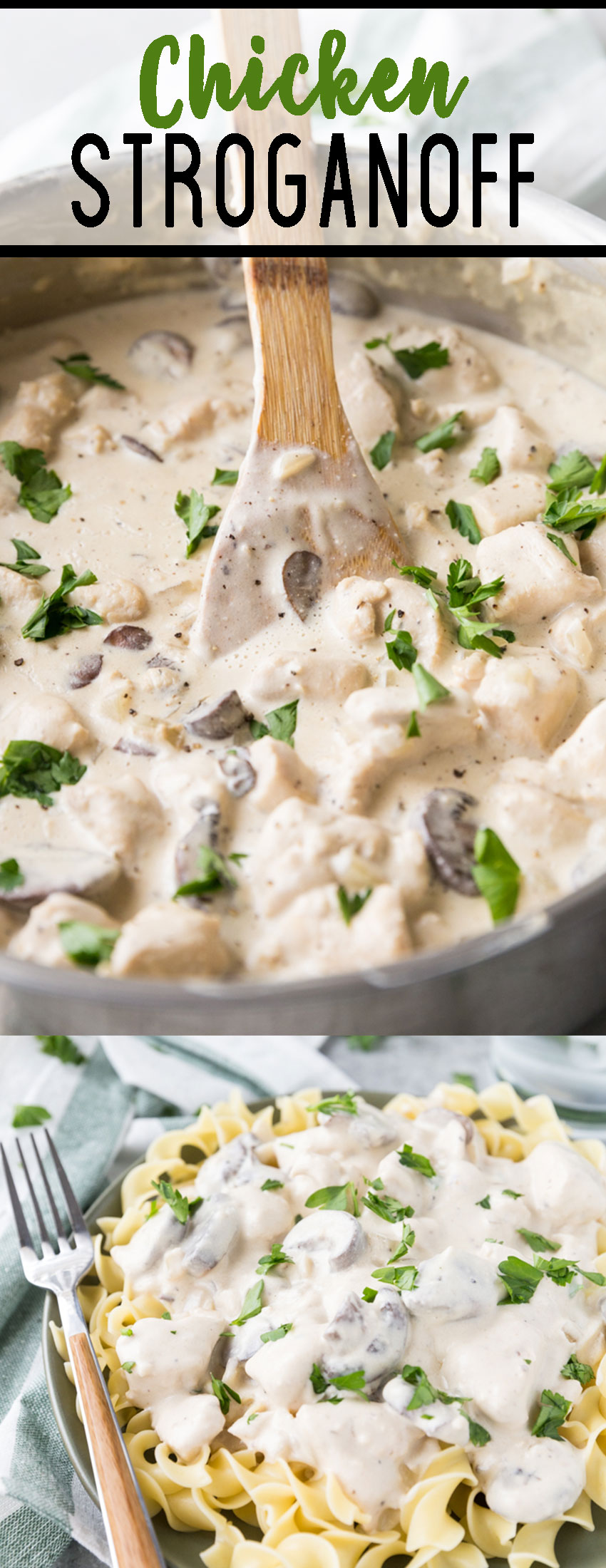 Easy to make chicken stroganoff