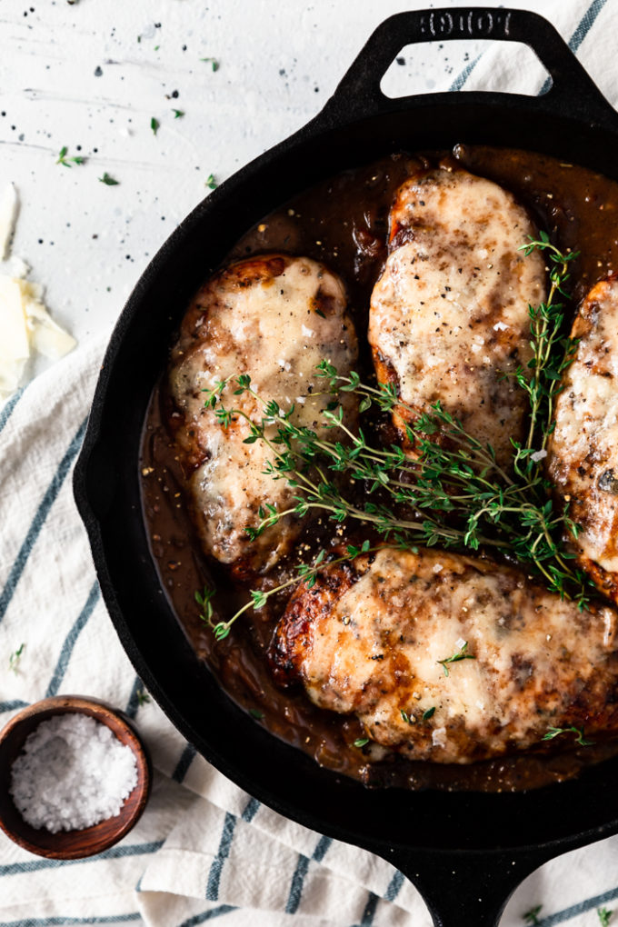 Skillet French Onion Chicken