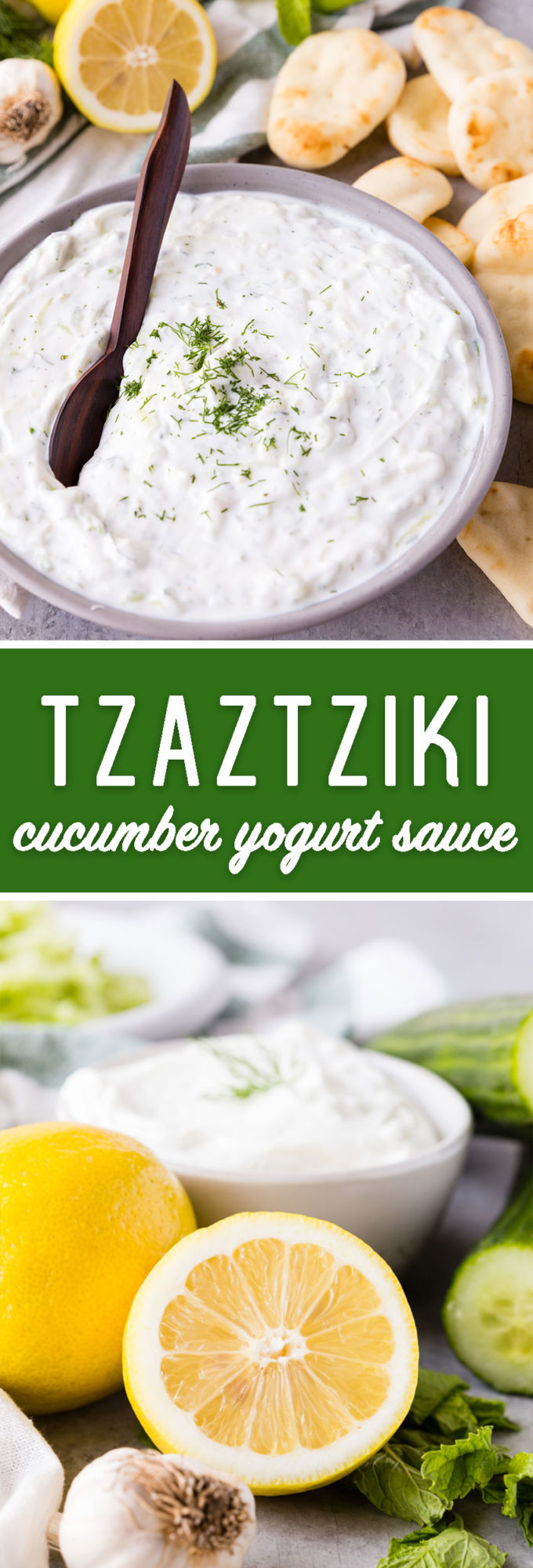 cucumber greek yogurt sauce, tzatziki is flavorful and delicious