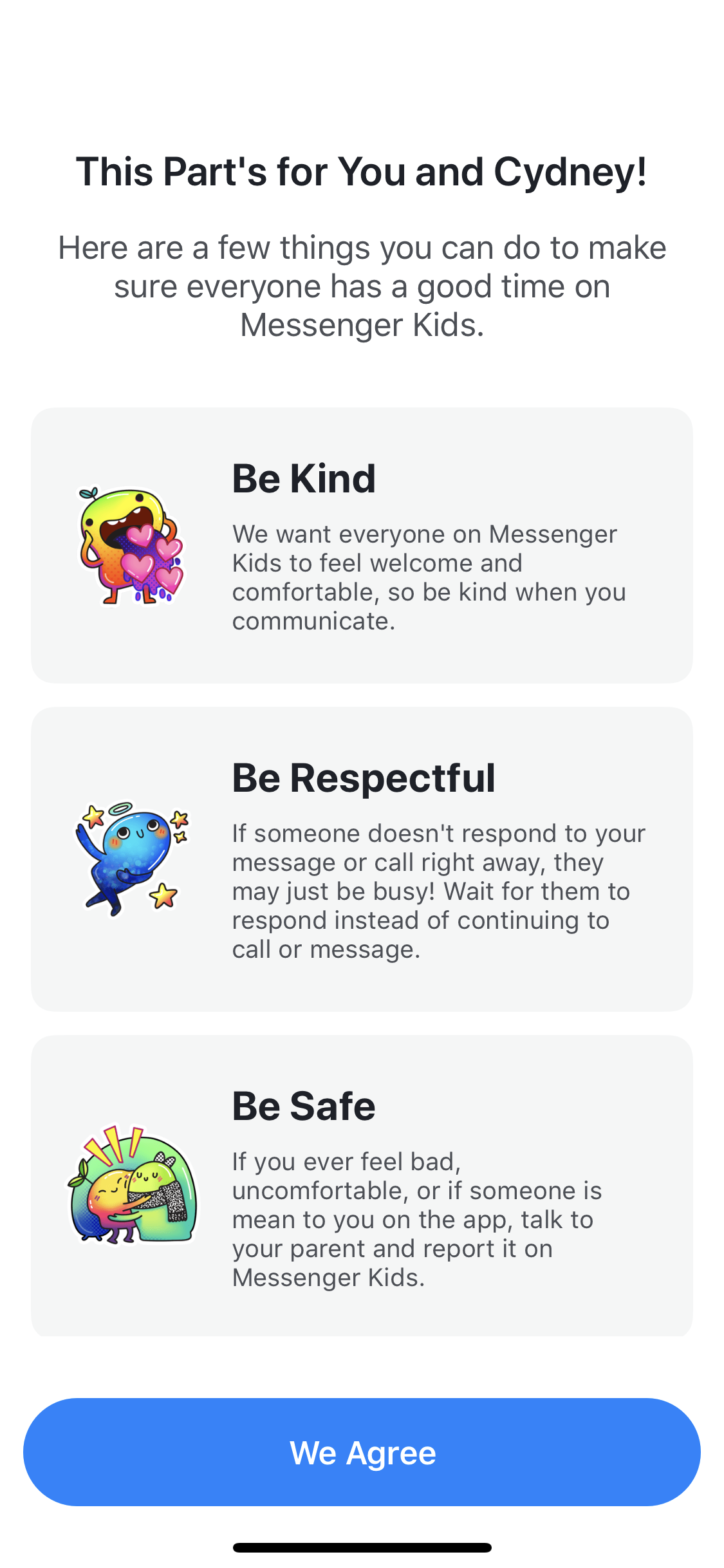 How to use messenger kids