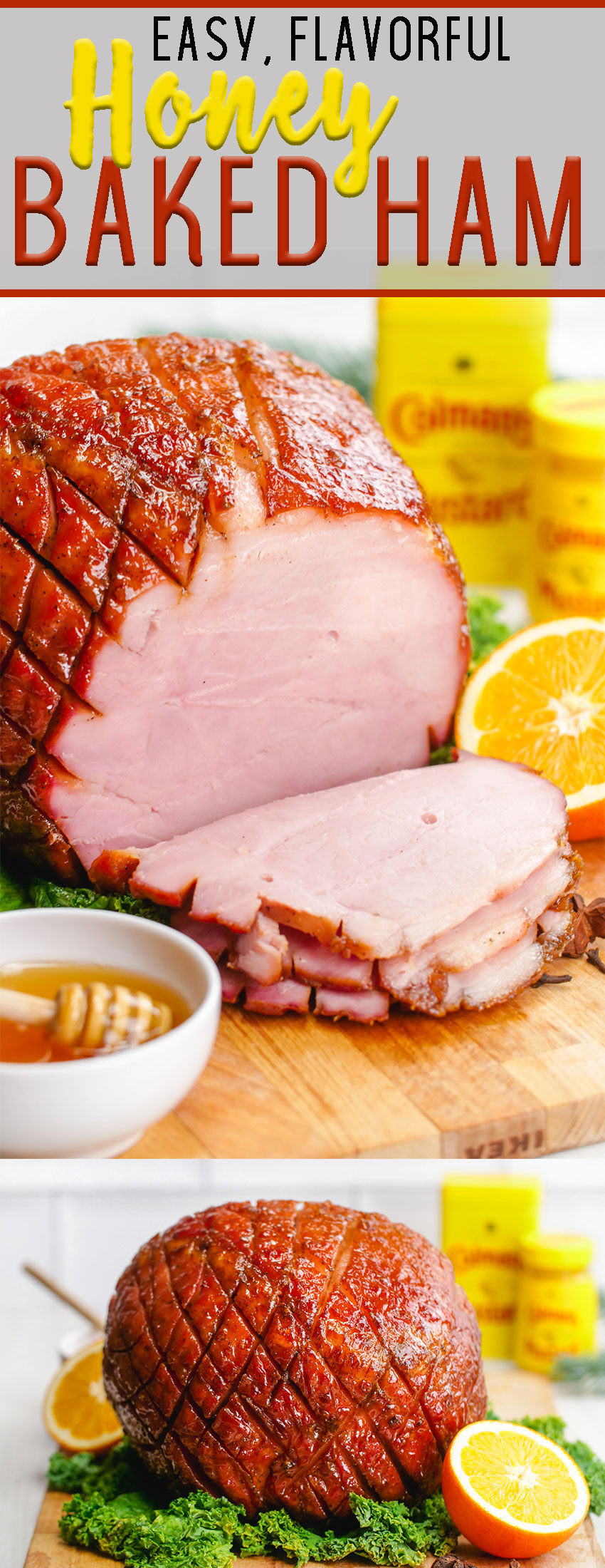 Honey Baked Ham- My family went crazy for this ham with the sweet and spicy glaze. And I loved how easy it was to make