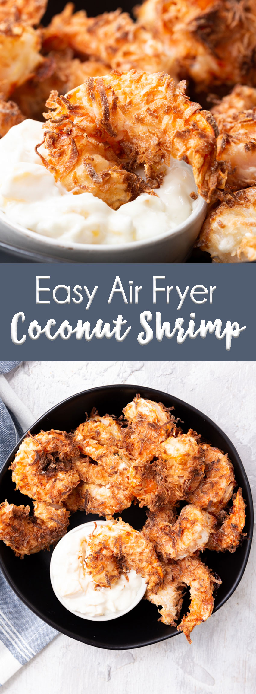easy air fryer coconut shrimp