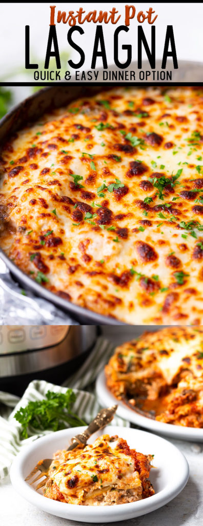 Instant Pot Lasagna - Easy Peasy Meals