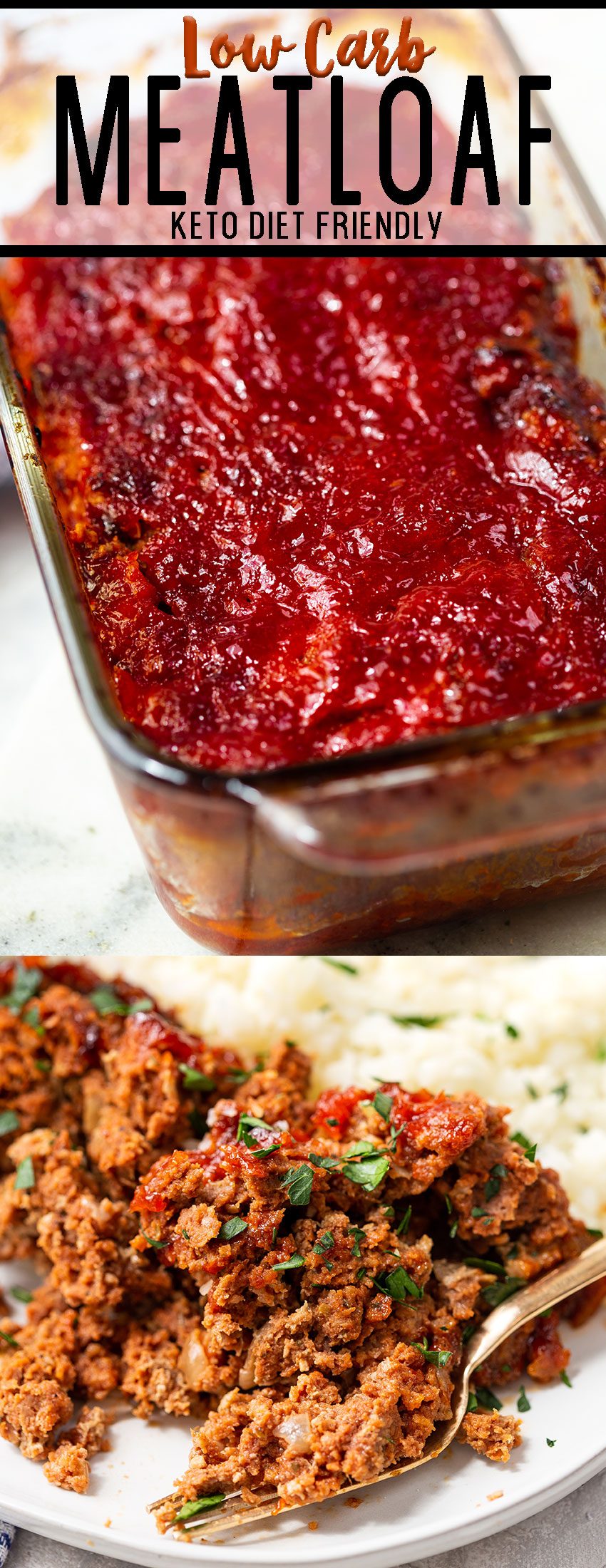 Keto diet friendly meatloaf