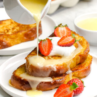 French toast with buttermilk syrup