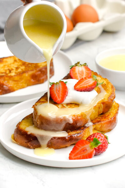 French toast with buttermilk syrup