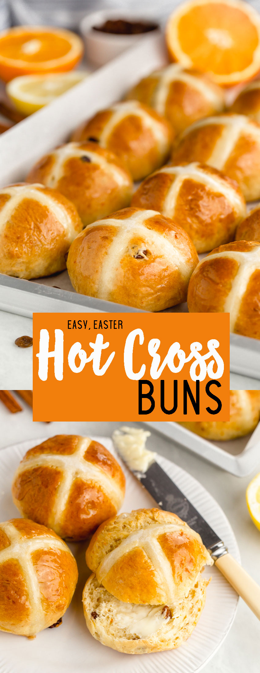 Hot cross buns are a traditional Easter weekend bun with meaning