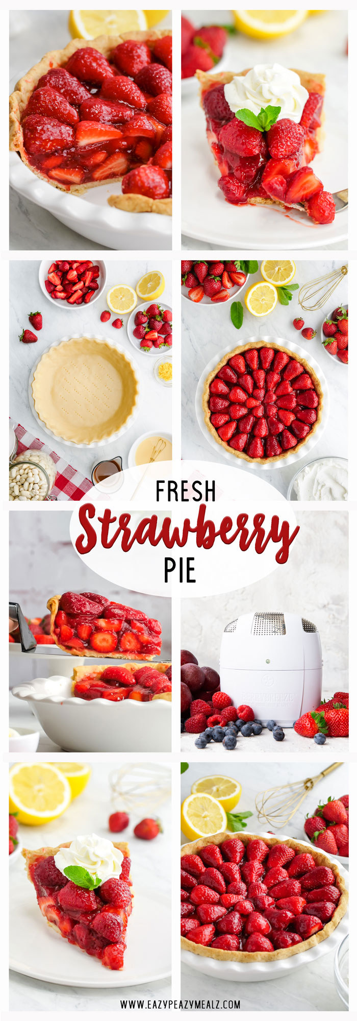 A delicious and easy to make strawberry pie