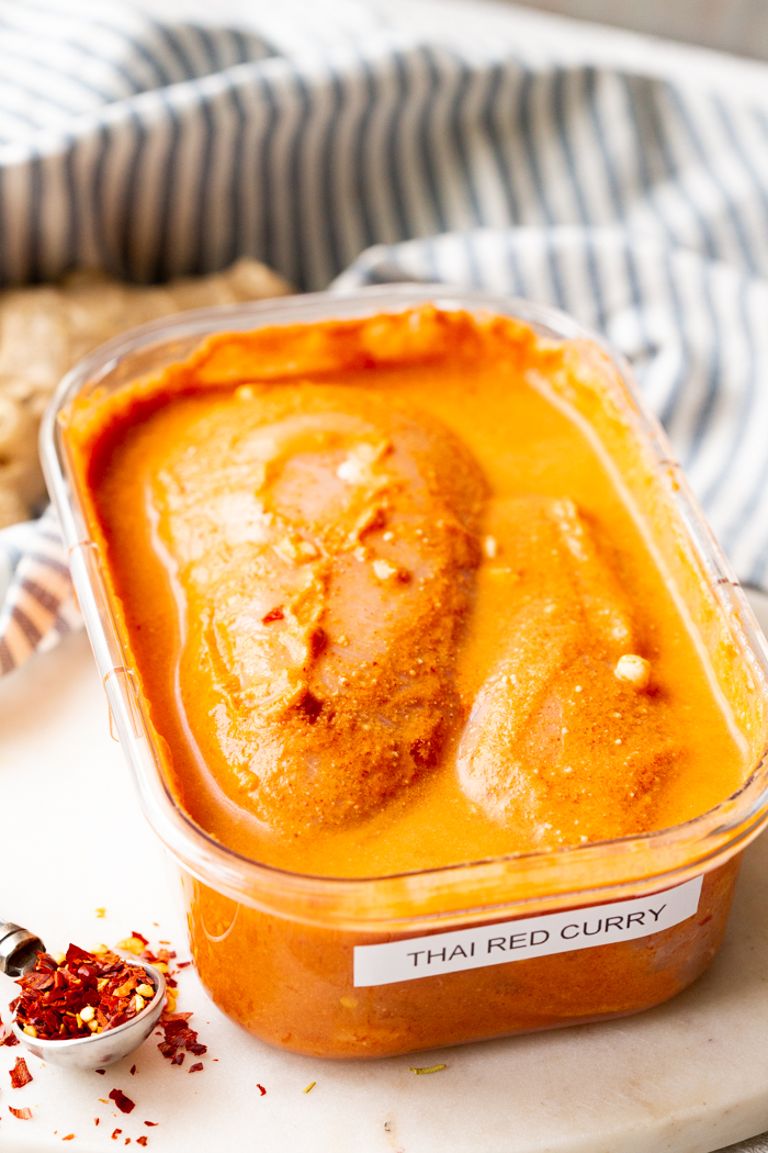 Thai Red Curry Marinade - Easy Peasy Meals