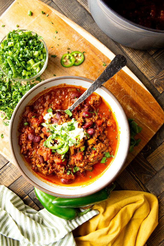 The BEST Classic Chili Recipe - Easy Peasy Meals