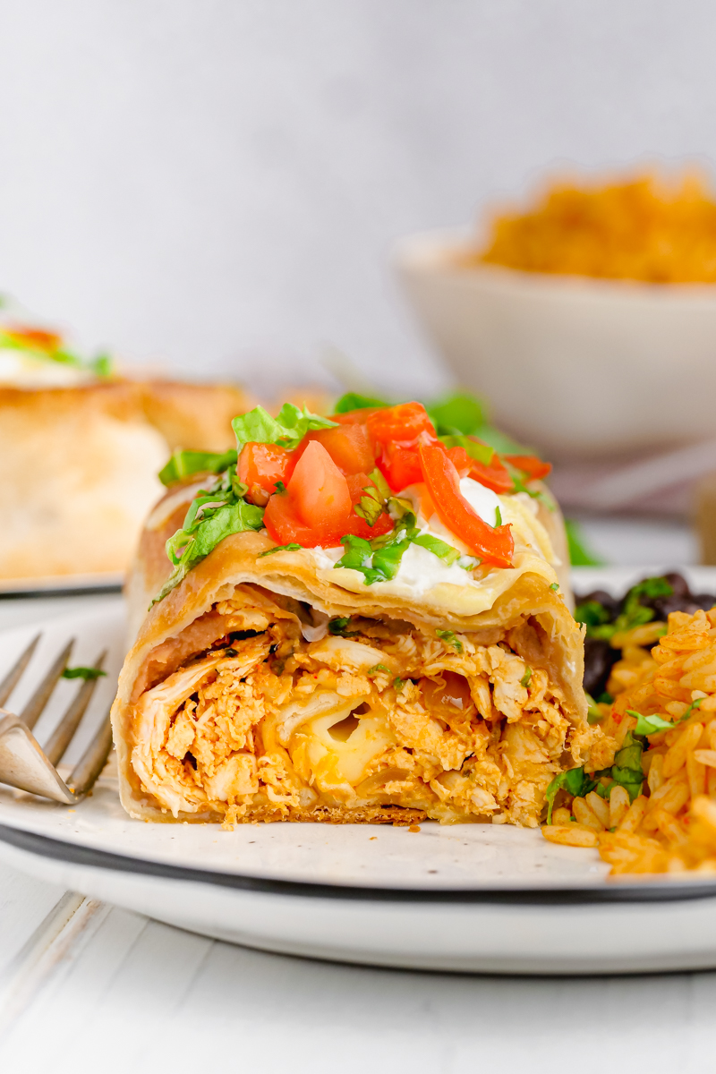 Baked Chicken Chimichangas - Simple Healthy Kitchen