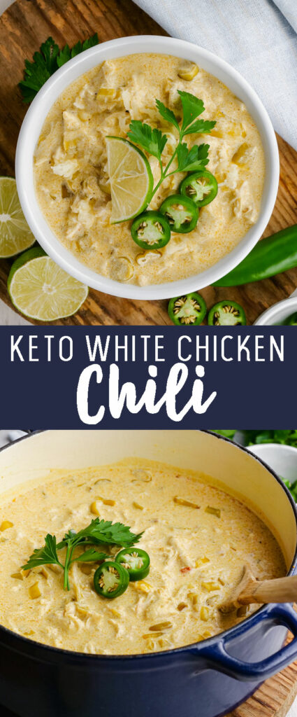 Keto White Chicken Chili - Easy Peasy Meals