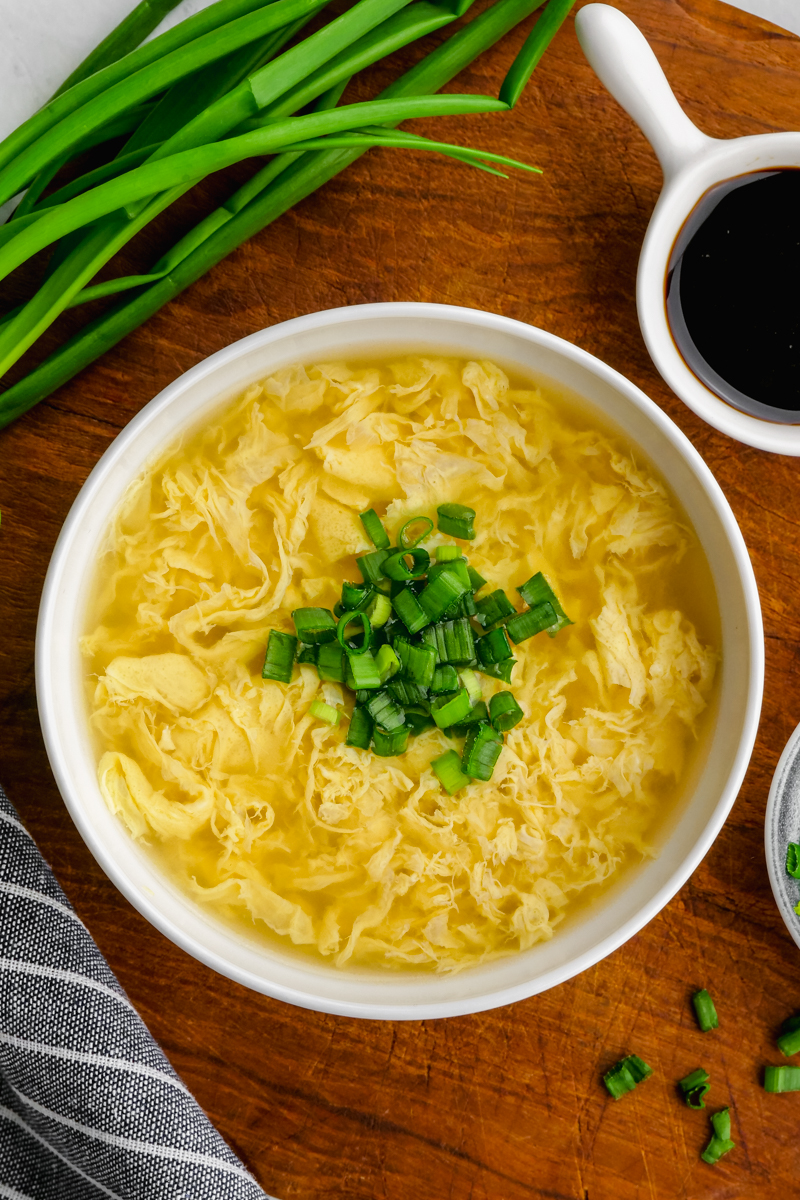 Easy Egg Drop Soup - Dinner at the Zoo