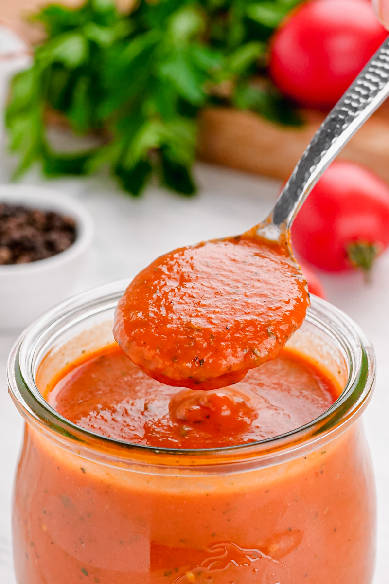 Keto Pizza Sauce (Instant Pot) - Keto Cooking Wins