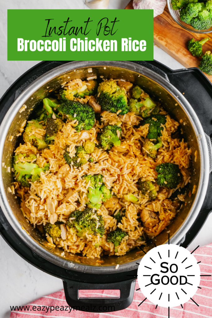 Instant Pot Chicken Broccoli Rice Easy Peasy Meals