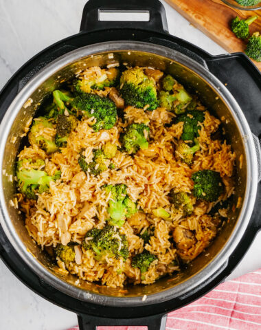 Instant pot broccoli chicken and rice