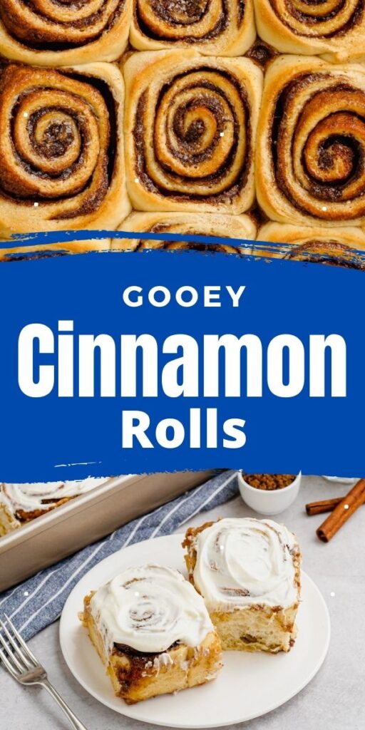 The ultimate in gooey and delicious cinnamon rolls, with a tender dough, decadent filling, sweet cream glaze, and cream cheese frosting. 