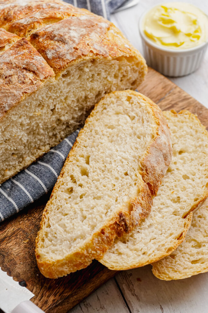 No yeast bread made with beer instead