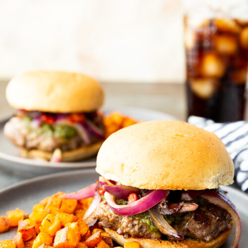 Southwest Fajita Cheeseburgers