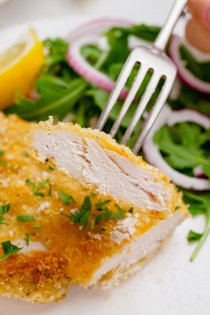 Delicious breaded baked chicken cutlets