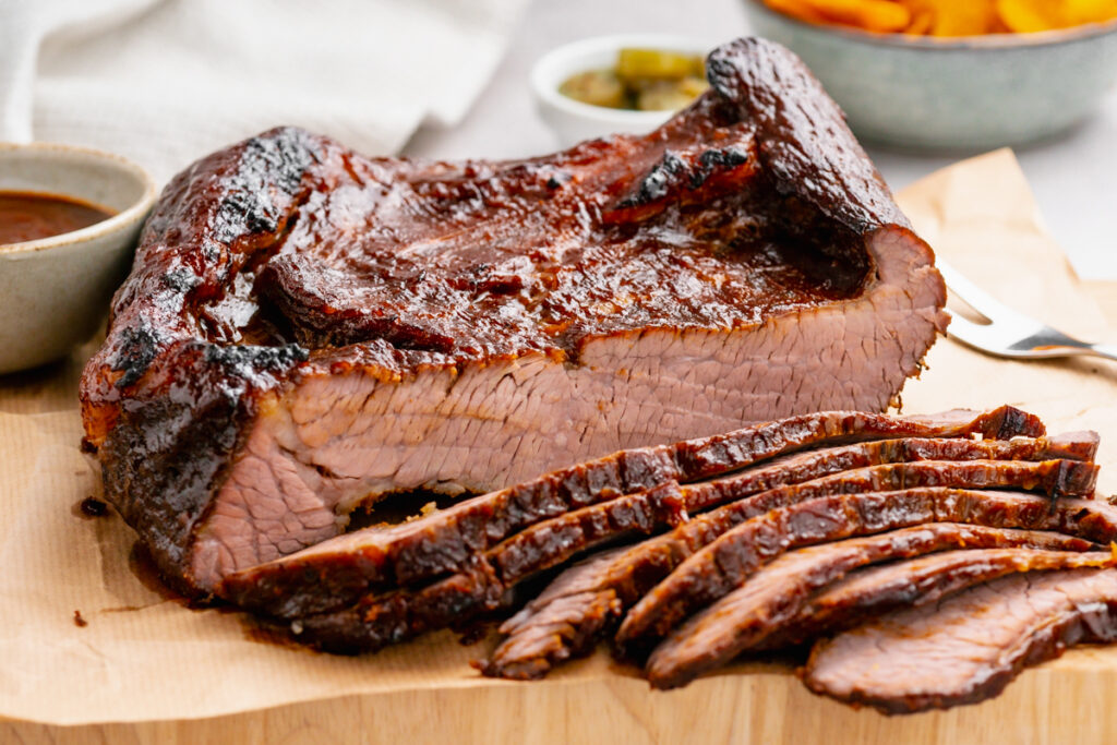 A gorgeous oven baked bbq beef brisket