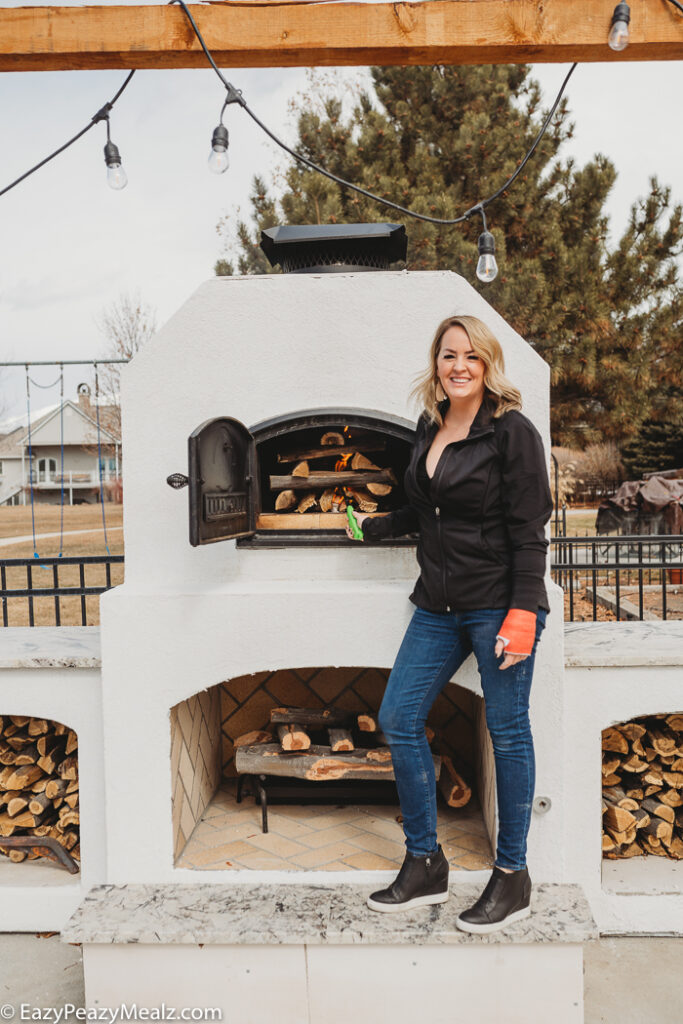 wood fired brick oven