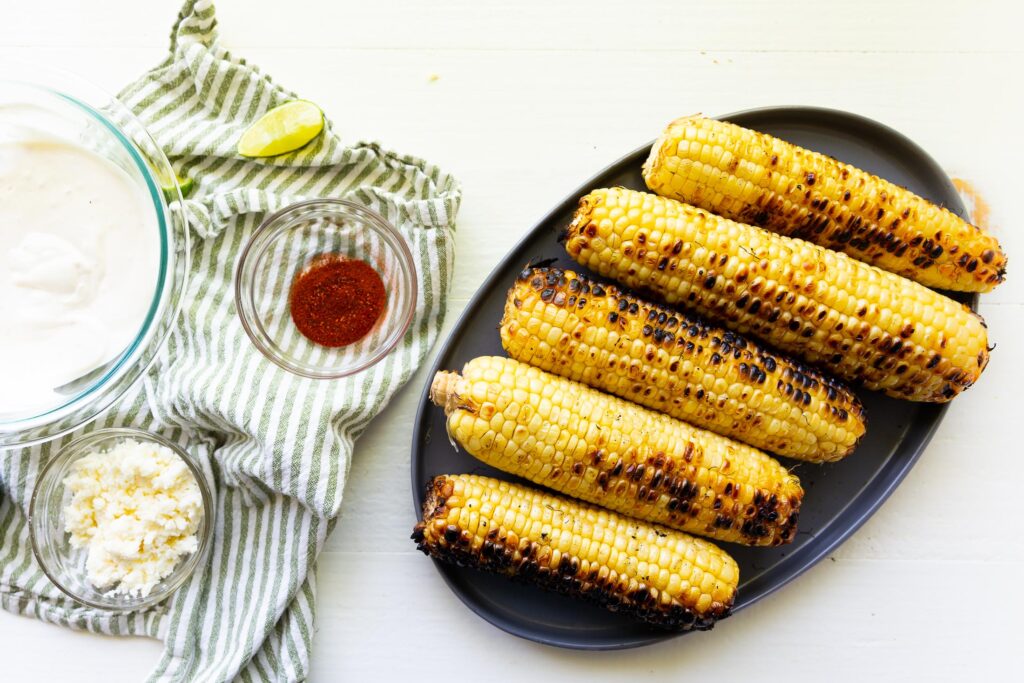 Making Elote, or Mexican Street Corn