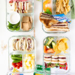 4 lunchbox ideas using peanut butter and jelly sandwiches