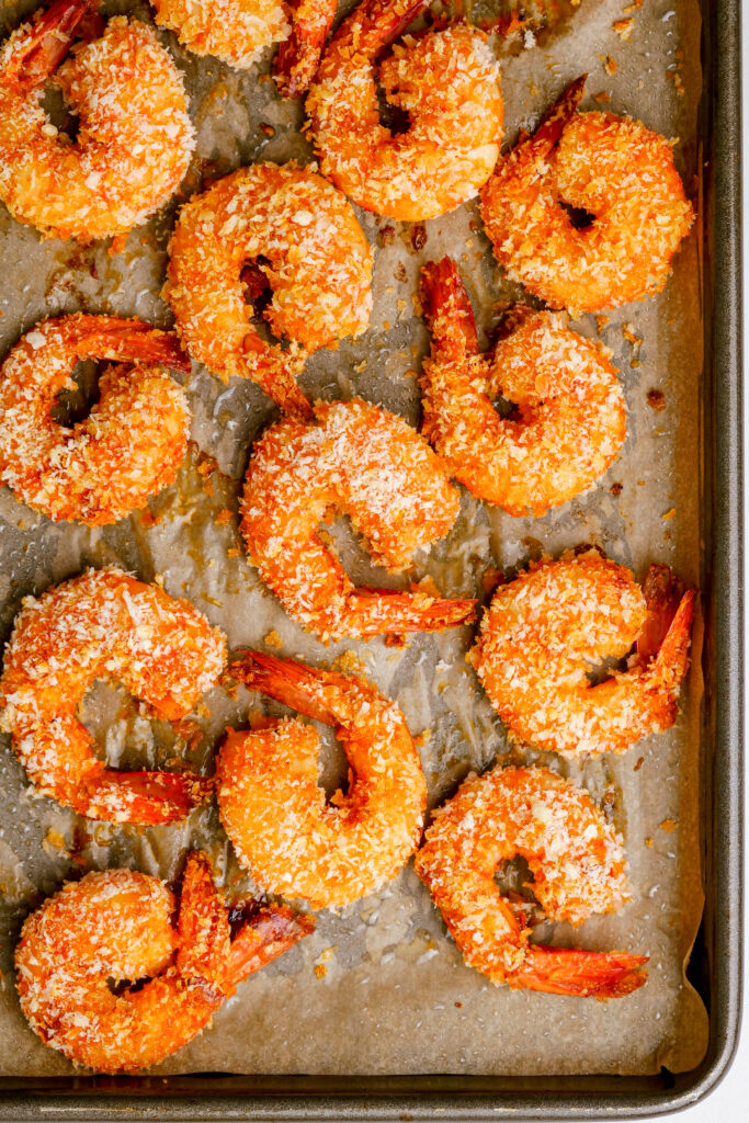 Making baked shrimp