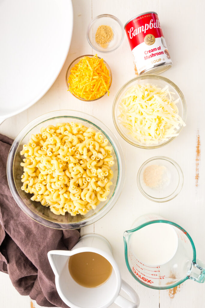 What you need to make mac and cheese