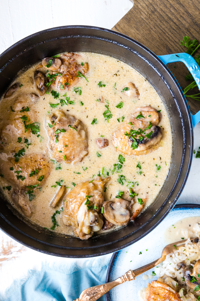 creamy mushroom chicken 