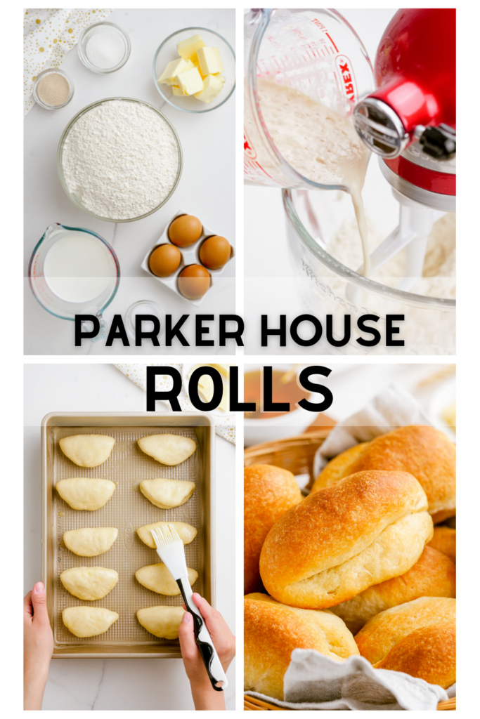 Homemade Parker House Dinner Rolls - Mountain Mama Cooks