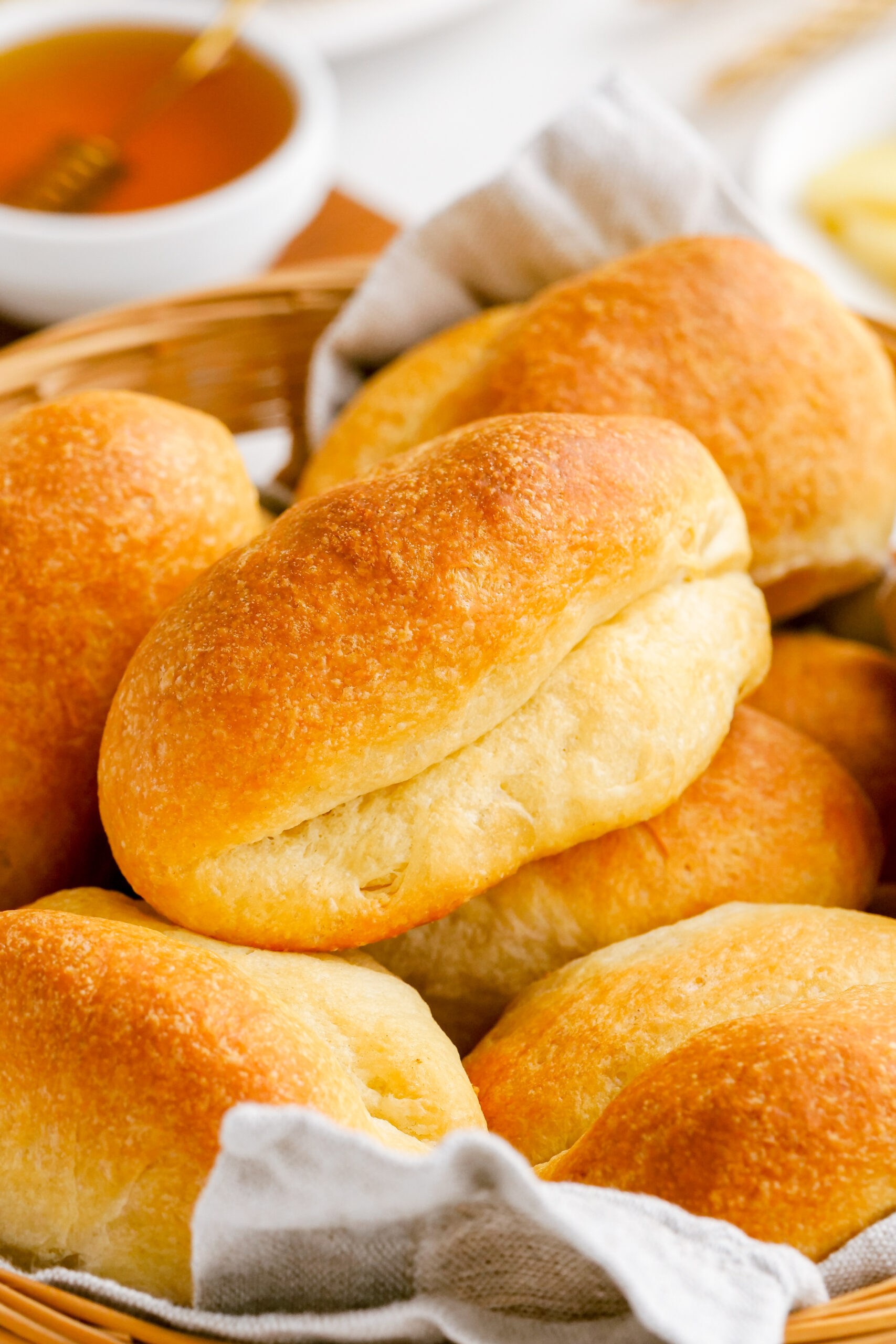 Homemade Parker House Dinner Rolls - Mountain Mama Cooks