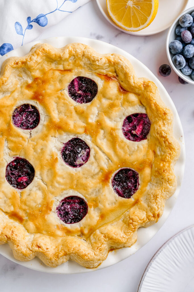 Fresh baked Blueberry pie