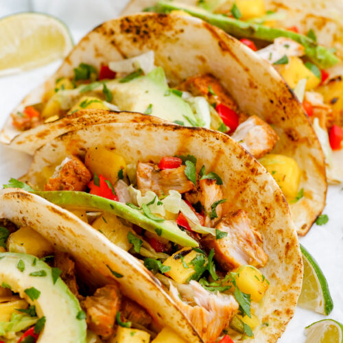 Grilled fish tacos