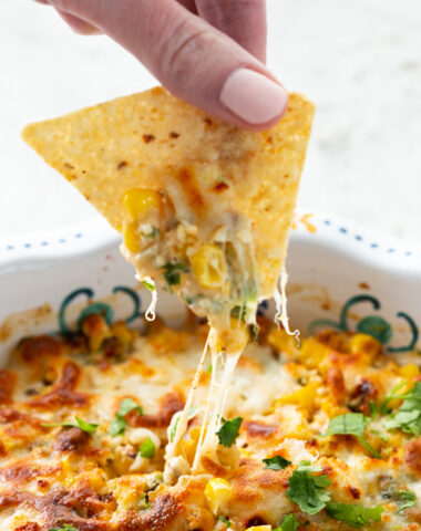 Mexican street corn, or elote, dip