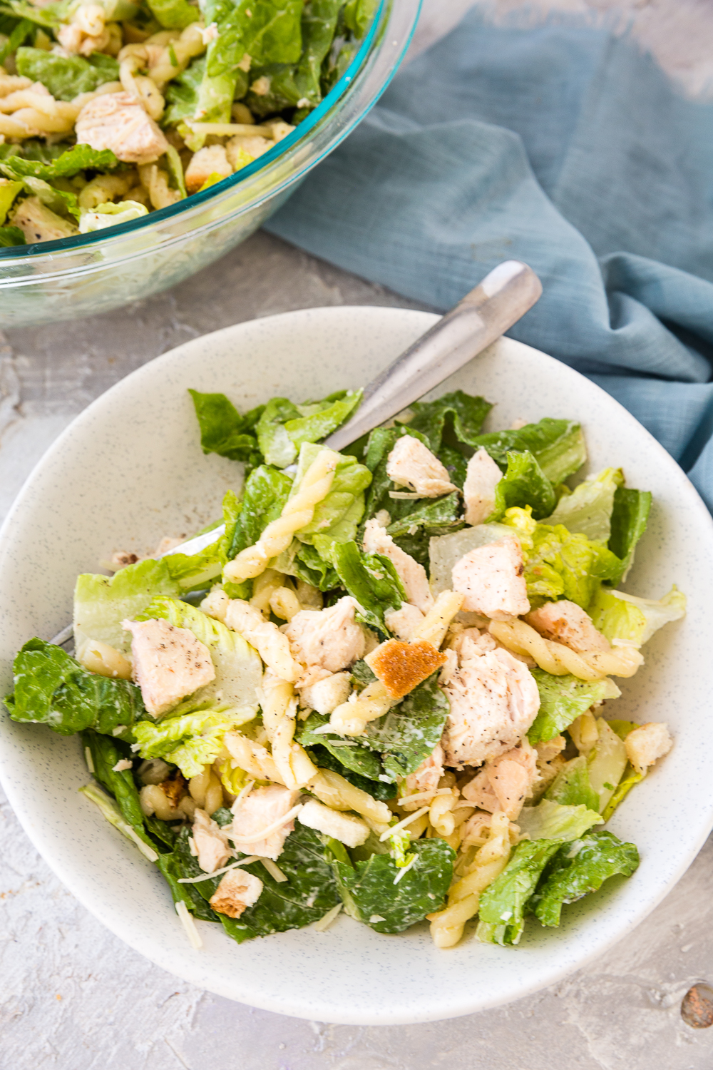 Chicken Caesar Pasta Salad Easy Peasy Meals
