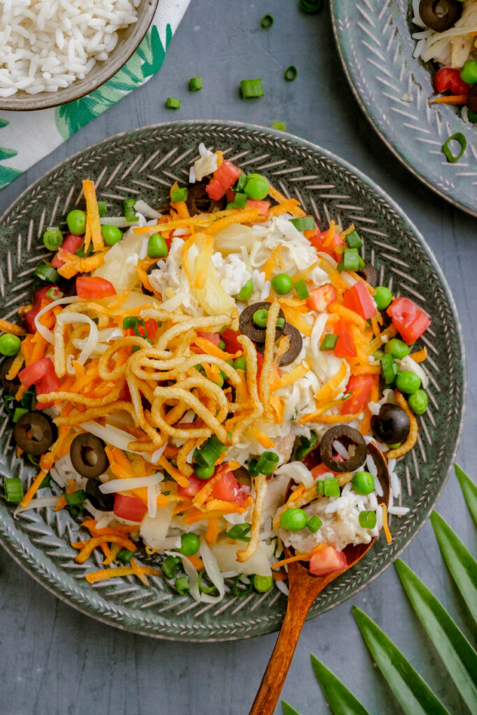 Easy to make hawaiian haystacks