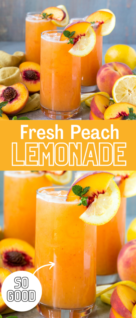 How to Make Peach Lemonade (+ Flavor Variations) - Alphafoodie