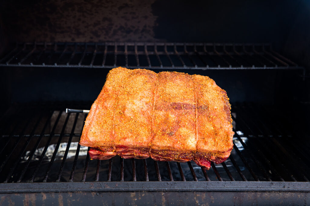 Prepping your Traeger for prime rib roast