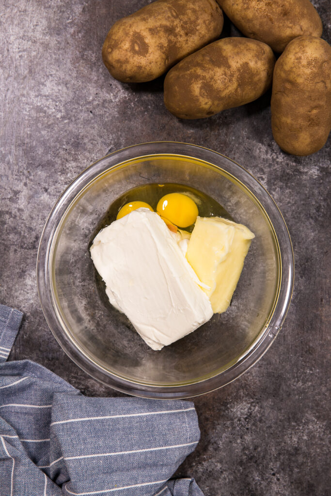 The stuff you mix into the make ahead mashed potatoes